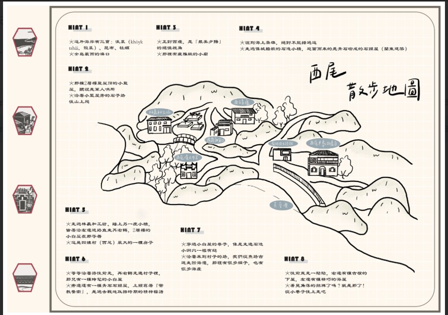 島嶼散步地圖-學生成果-西尾散步地圖